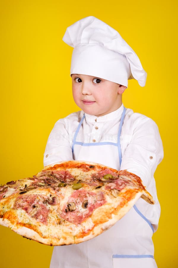 Boy making pizza stock image. Image of creative, teenager 39326327