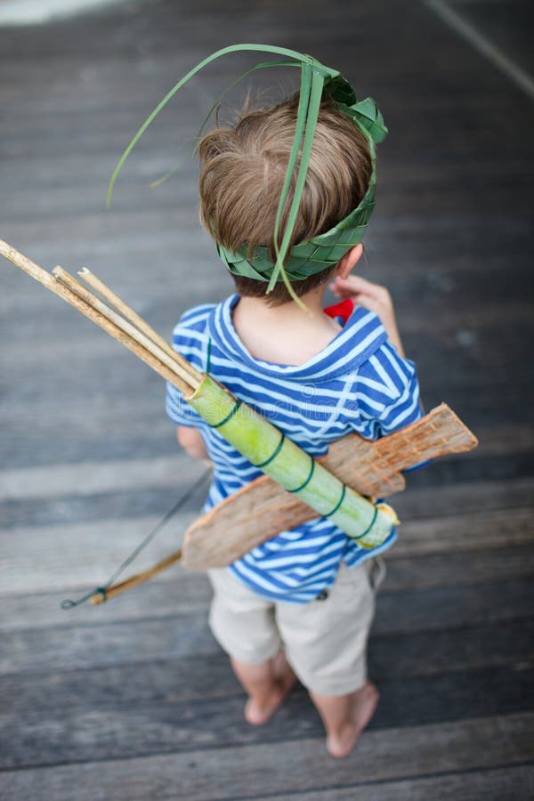 Boy outdoors