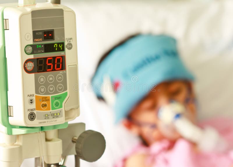 Boy patient in hospital