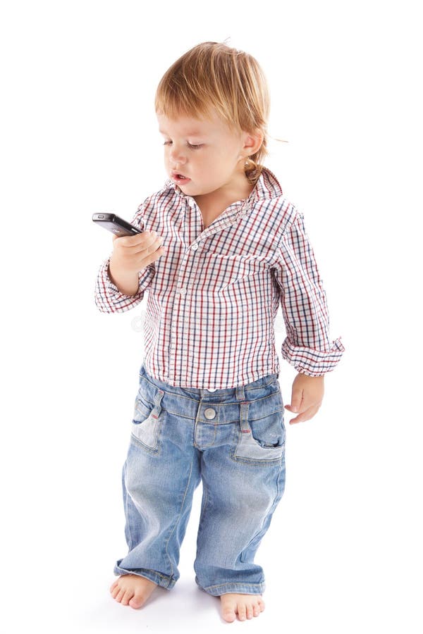 Boy with phone