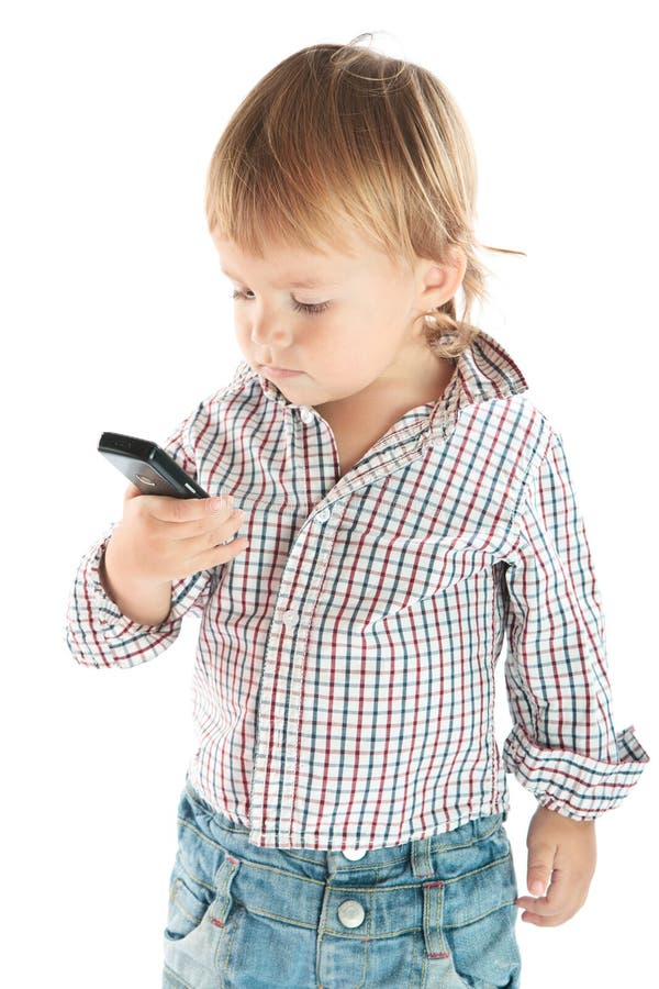 Boy with phone