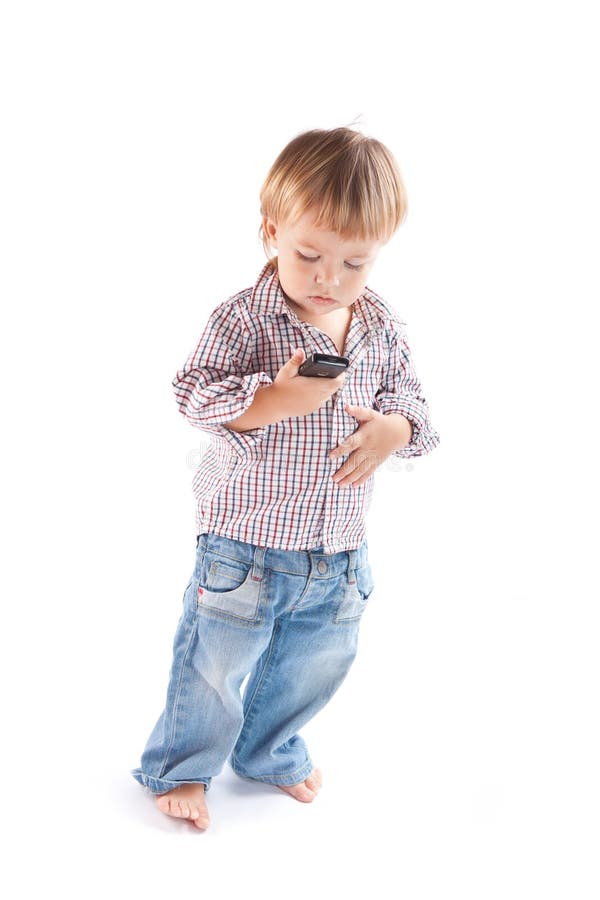 Boy with phone