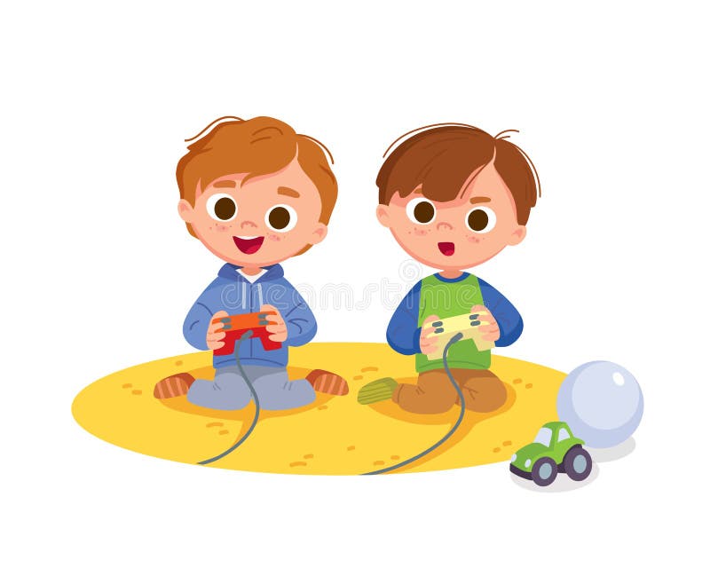 Kids Play Video Games Stock Illustrations 529 Kids Play Video Games Stock Illustrations Vectors Clipart Dreamstime