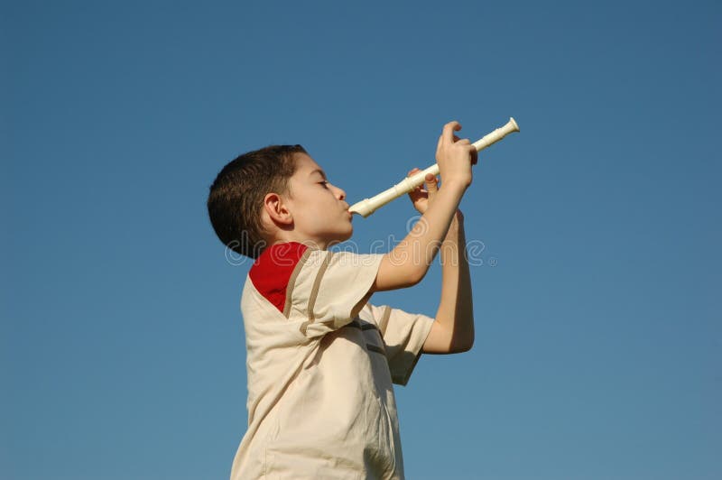240 Little Boy Playing Flute Stock Photos Free & RoyaltyFree Stock