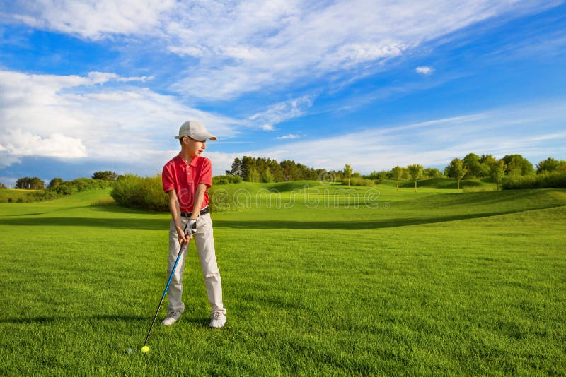 Kids golf competition stock photo. Image of child, golf - 58226260