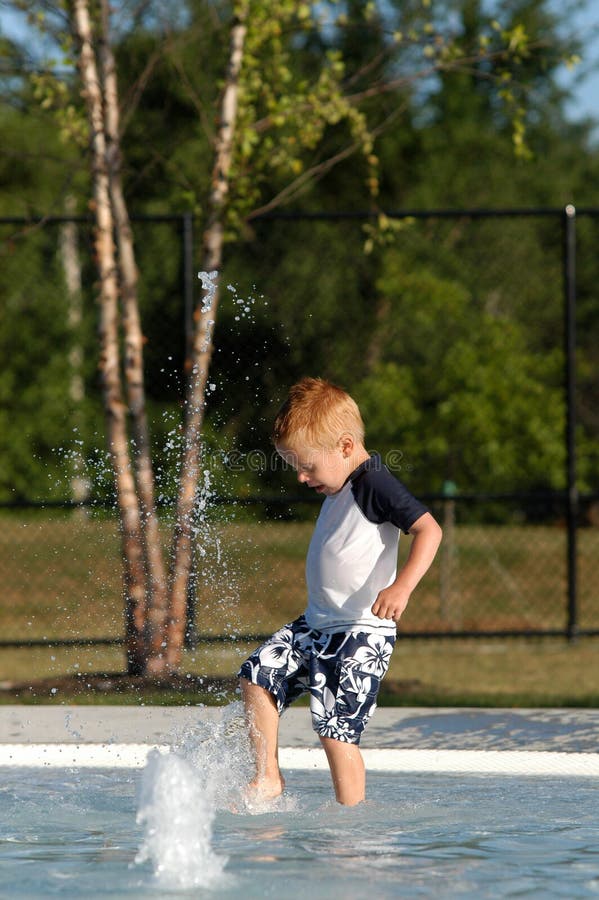 Boy At Pool