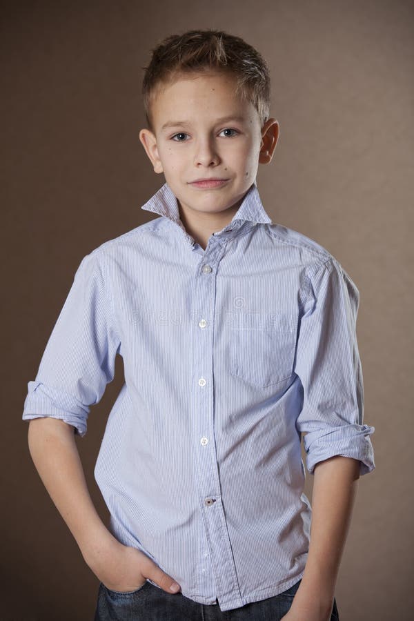 Boy Portrait in business shirt