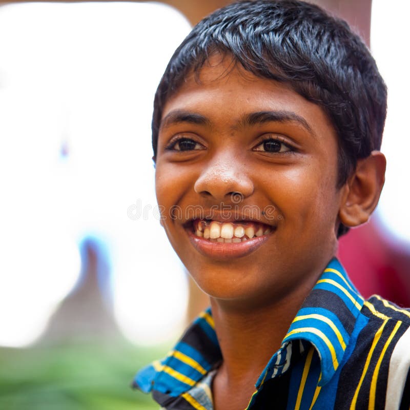 Boy Posing Local Market Sri Lanka April 2 2014 Stock Photos - Free ...