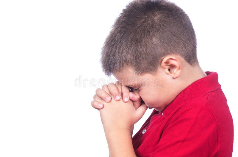 Praying Boy stock photo. Image of belief, spiritual, faith 1120032