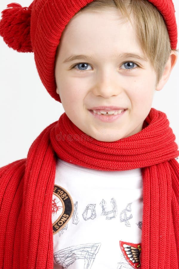 Boy in a red cap stock photo. Image of happy, enjoyment 2936130