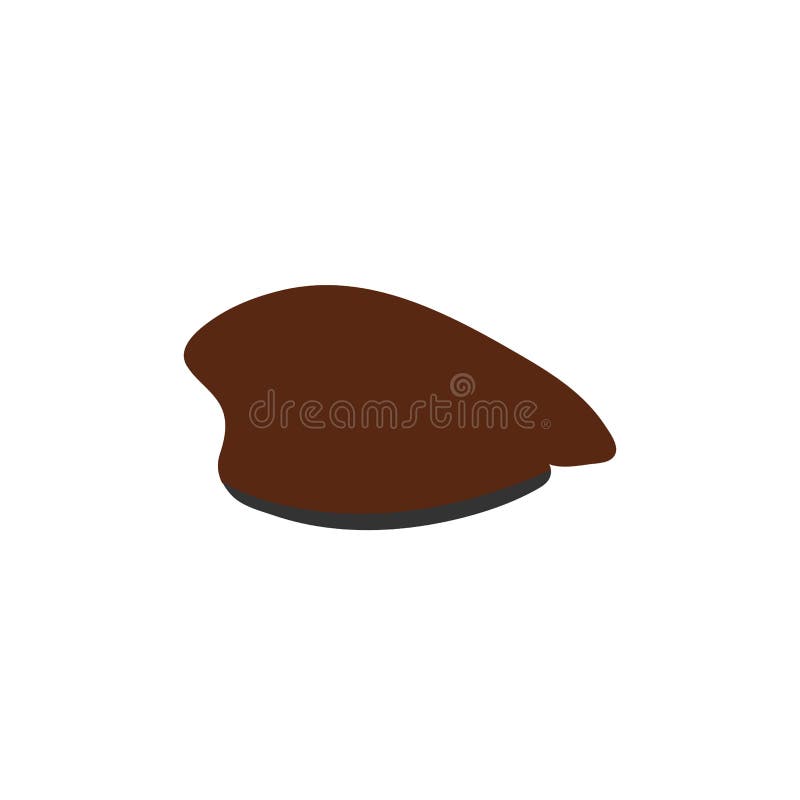 Boy scout beret hat logo stock illustration