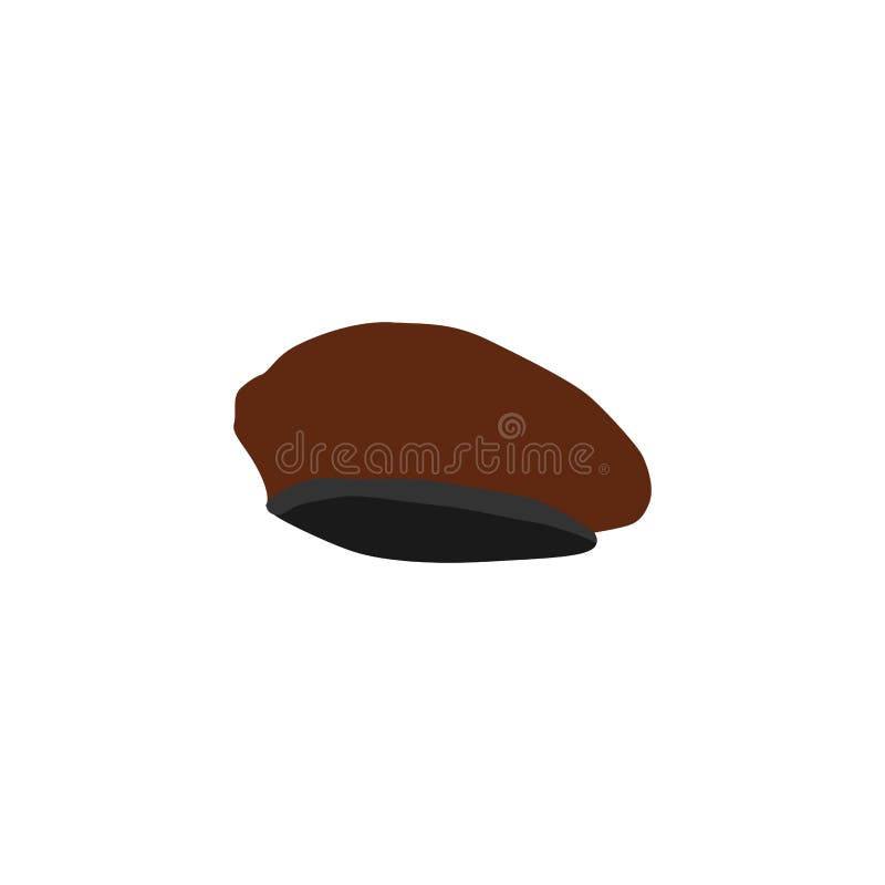 Boy scout beret hat logo vector illustration