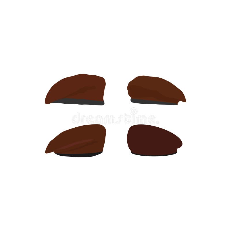 Boy scout beret hat logo royalty free illustration