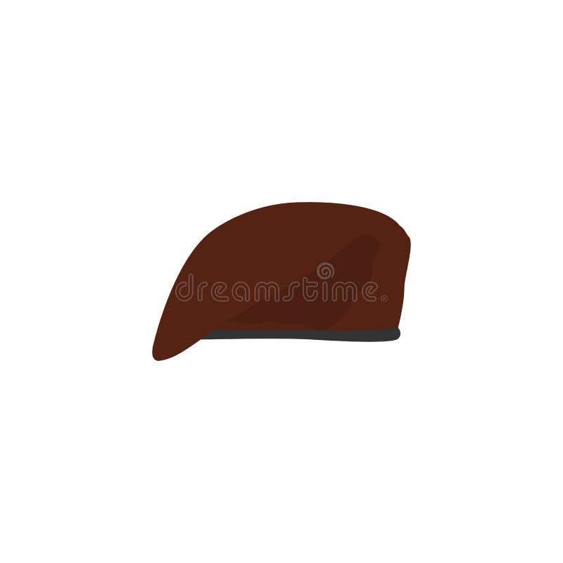 Boy scout beret hat logo royalty free illustration