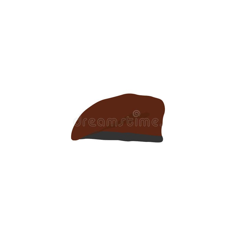 Boy scout beret hat logo vector illustration