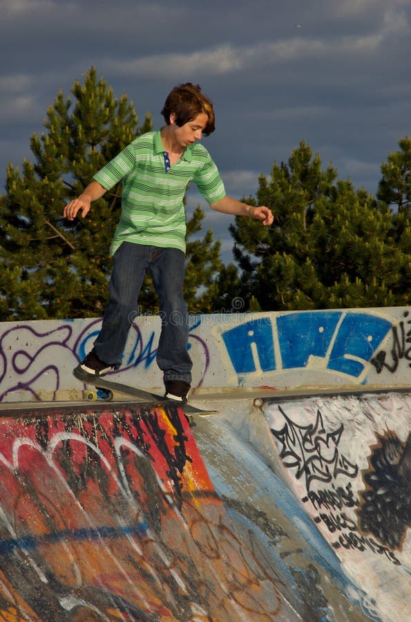 Boy at the Skate Park