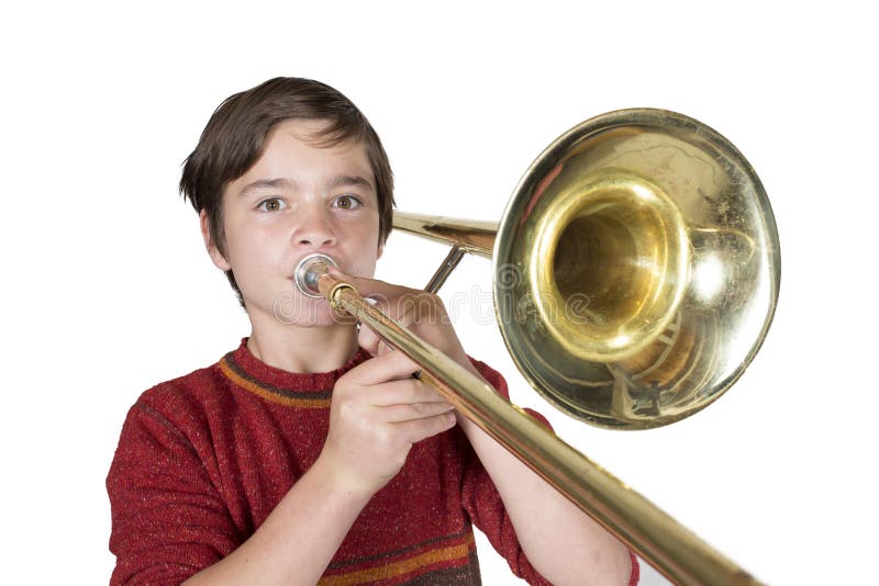 Kid Play Trombone Stock Photos Free & RoyaltyFree Stock Photos from