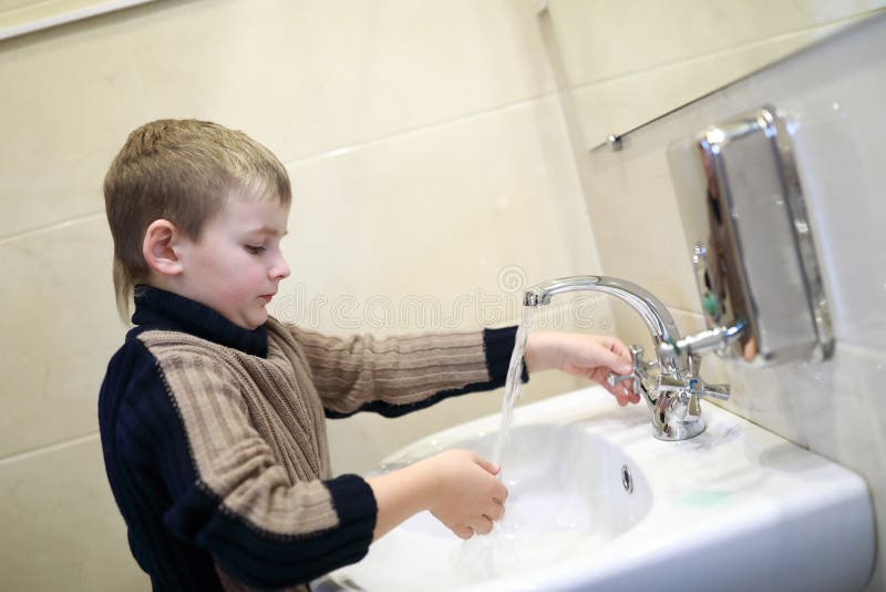 Boy Washes old picture. Clean boy. Boys washing