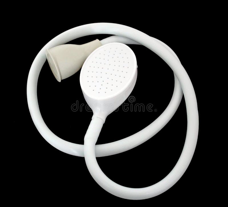 Boyau de jet de douche photo stock. Image du cheveu, plastique 21731750