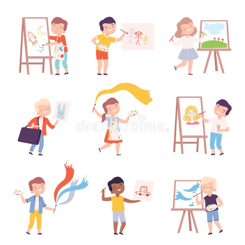 6+ Thousand Cartoon Canvas Children Royalty-Free Images, Stock