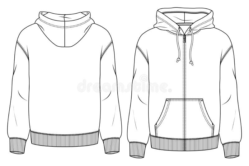 Fleece Jacket Template Stock Illustrations – 520 Fleece Jacket Template ...