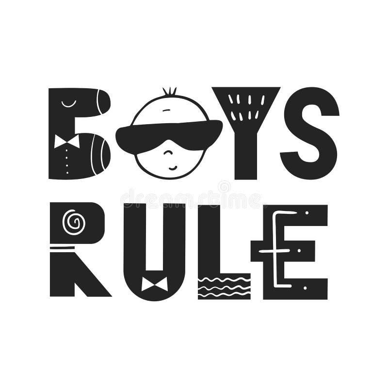 Rule unique. Boys Rule. Постер boys Rule.