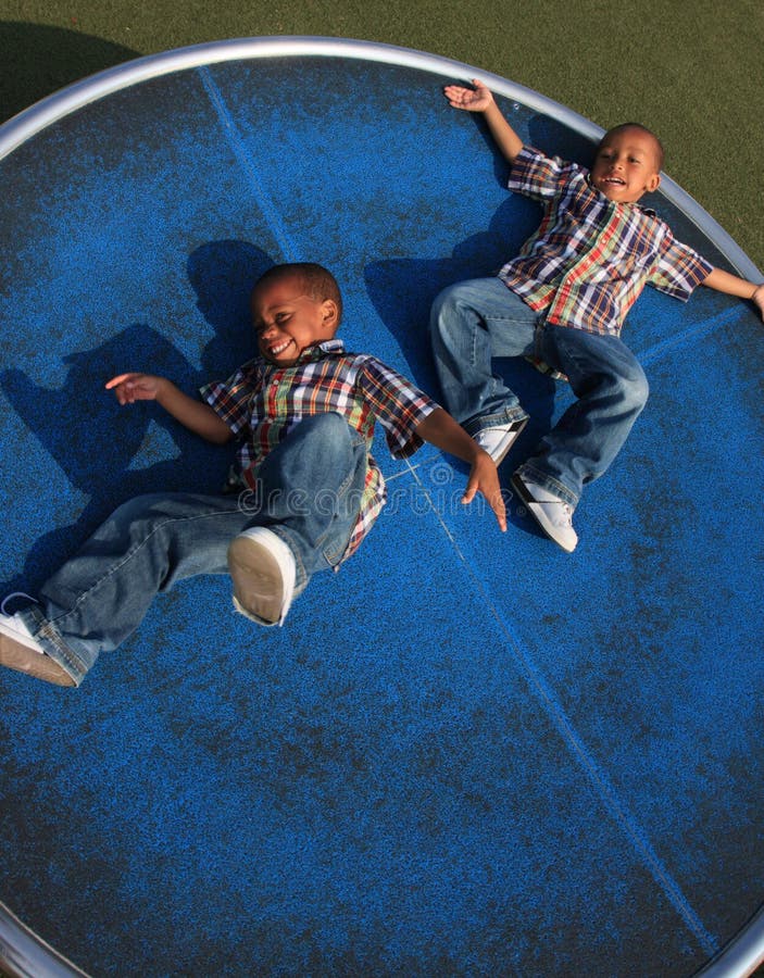 Boys Spinning