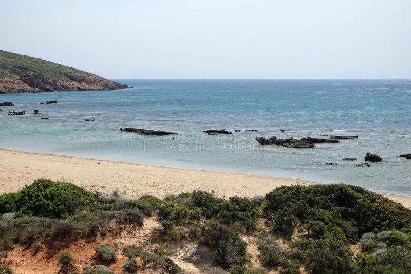 One of Bozcaada island Beaches on Aegean sea, Turkey. One of Bozcaada island Beaches on Aegean sea, Turkey