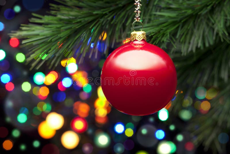 Bożonarodzeniowe światła ornamentu drzewo