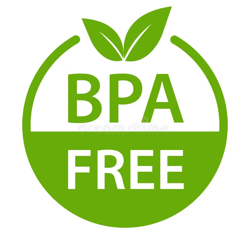 BPA and phthalates free flat badge vector icon for non toxic plastic -  Vector Stock Vector