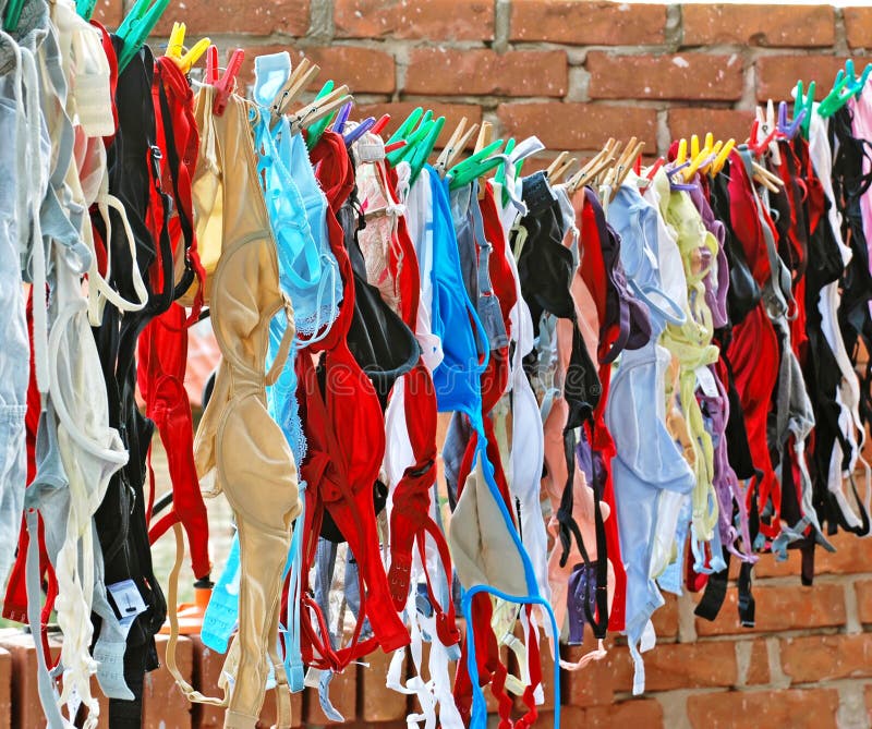 Bra Drying Line Stock Photos - Free & Royalty-Free Stock Photos from  Dreamstime