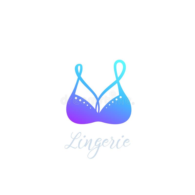 Bra, Lingerie Logo, Vector Icon Stock Vector - Illustration of luxury,  erotic: 142081952