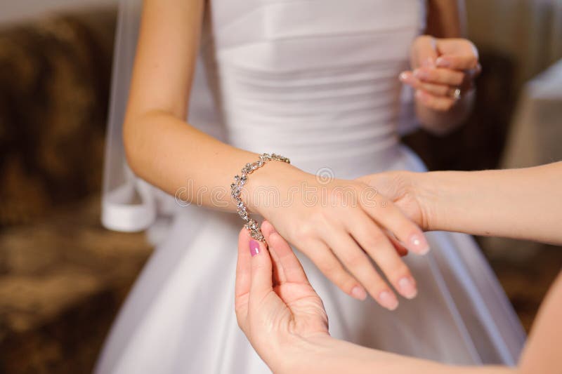 Braccialetto al polso immagine stock