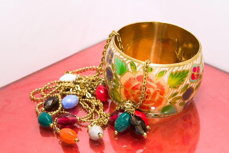 Bracelet and necklace stock image. Image of necklace 21050583