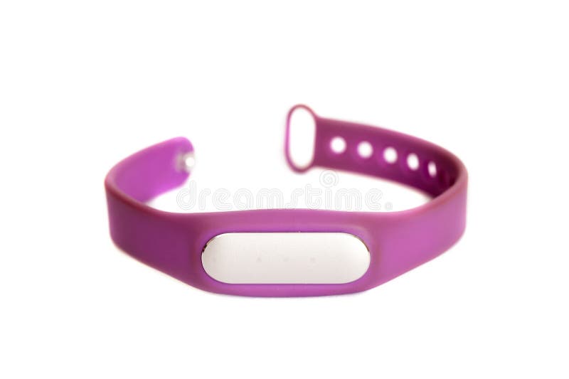 Bracelet Pedometer, Isolated on White Background Stock Photo Image of