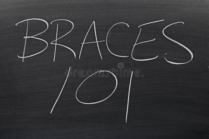Braces 101 Blackboard Stock Photos Free & RoyaltyFree Stock Photos from Dreamstime