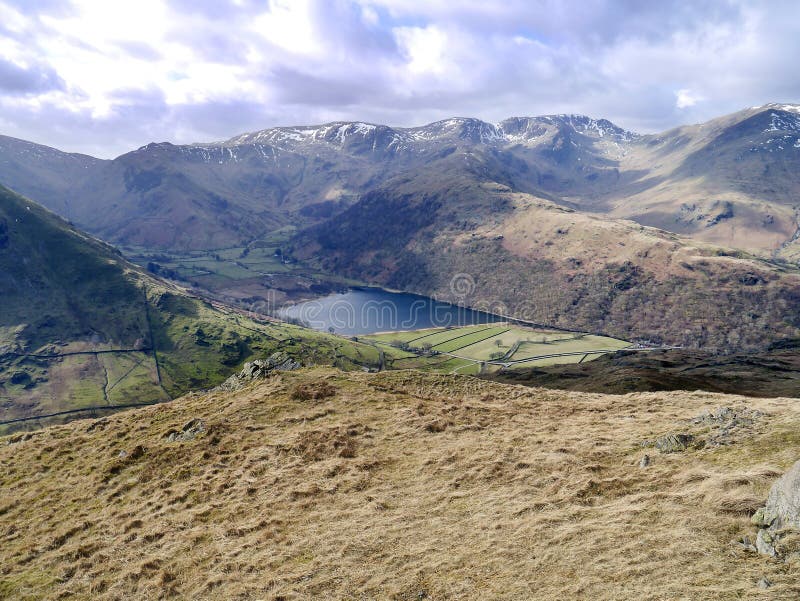 Looking down from Brock Crags area. Looking down from Brock Crags area