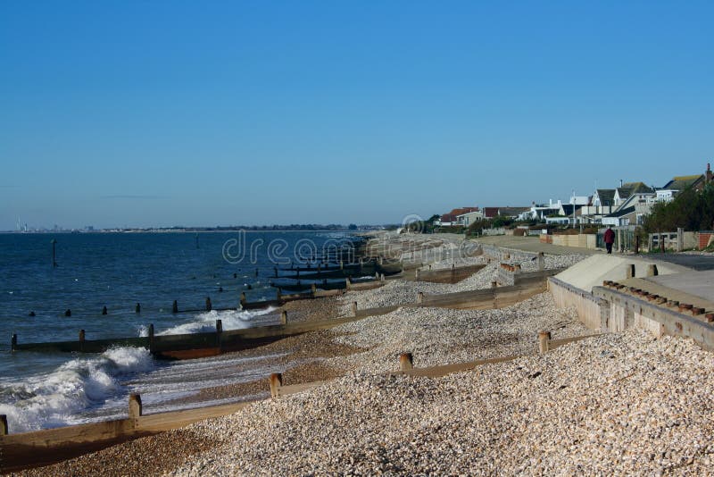 Bracklesham bay stock image. Image of bracklesham, shingle 22803599