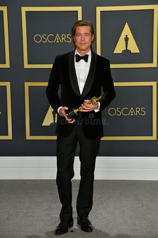 LOS ANGELES, USA. February 09, 2020: Brad Pitt at the 92nd Academy Awards at the Dolby Theatre..Picture: Paul Smith/Featureflash