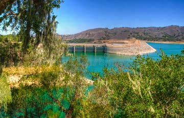 The Bradbury Dam At Lake Cachuma In Santa Barbara County Stock Photo 