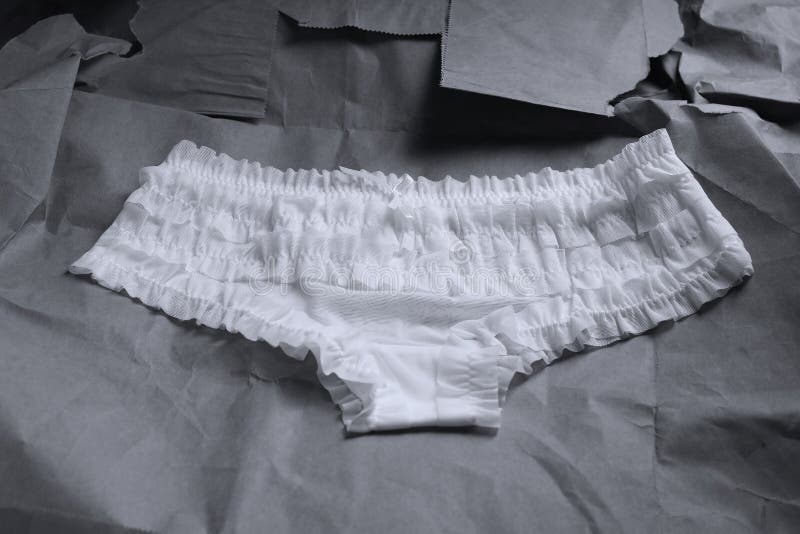 Bragas Blancas Del Cord N Para Las Mujeres Foto De Archivo Imagen De