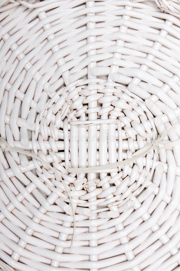 Braided basket in the manner of background