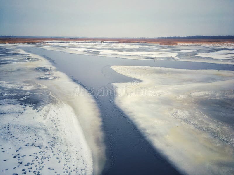 Braided Channel of Narew River Stock Photo - Image of podlasie ...