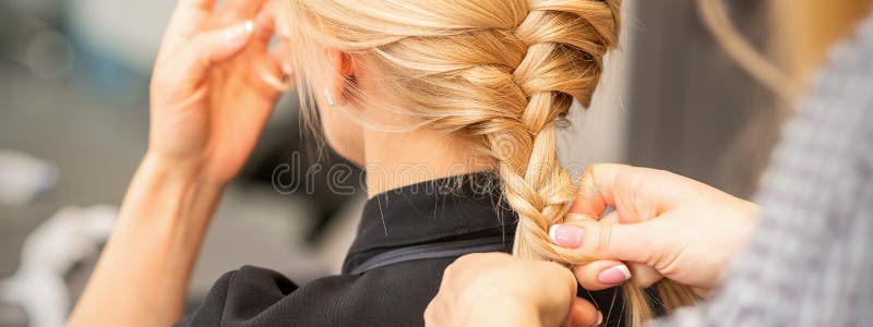 3. Blonde Braided Hairpiece - wide 5