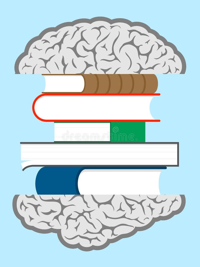 Book brain. Чтение и мозг. Книга мозг. Мозг вектор. Книги о мозге с иллюстрациями.