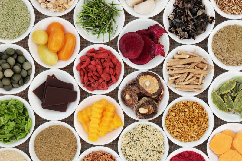 Brain boosting health food royalty free stock photography Brain boosting health food royalty free stock photography