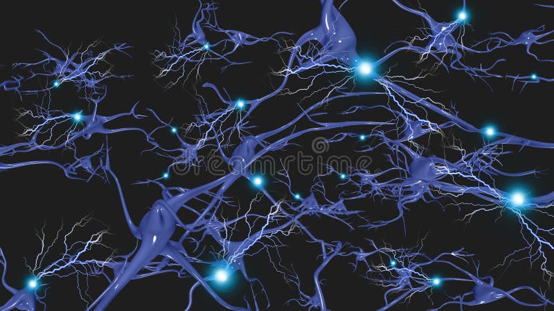 Brain cells vector illustration