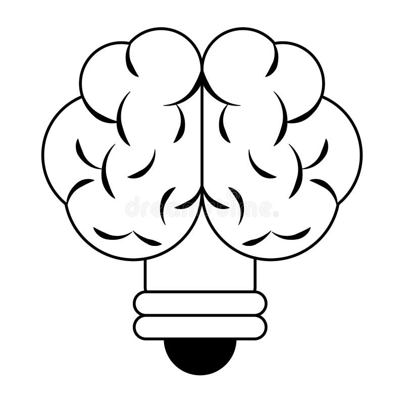 Brain idea cartoon stock vector. Illustration of knowledge - 156499576