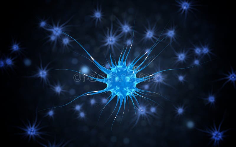 Brain impulses. Neuron system. Human anatomy. transferring pulses and generating information stock images Brain impulses. Neuron system. Human anatomy. transferring pulses and generating information stock images