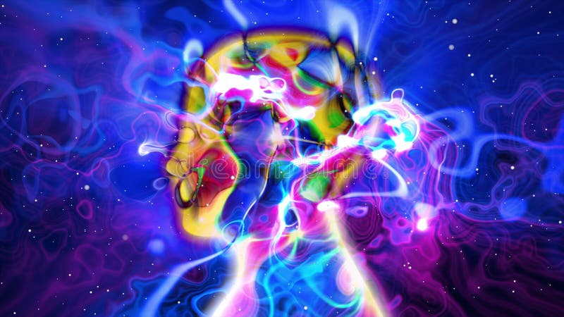 Brain intelligence and mind power vector illustration